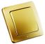 Выключатель одноклавишный скрытый золото 10А - ВС10-311-07 HEGEL