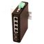 Коммутатор неуправляемый промышленный 6 портов RJ45/SFP 10 100 1000 Мб/с PoE 240Вт - 00-00014245 OSNOVO SW-80402-I(port 60W,240W)