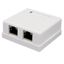 Компьютерная розетка 8P8C (RJ-45), FTP, 6, 2 порта | 10-0353 SUPRLAN Net.on