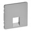 Панель лицевая Valena Life для 1-м телефонных/информационных розеток алюм. Leg 755412 Legrand