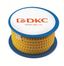 Колечко маркировочное "T", 1,3-2,5мм. черное на желтом | AZO2TTBY DKC ДКС