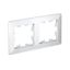 Рамка 2-м AtlasDesign Air бел./дым. бел. SE ATN220102 APC
