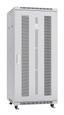 Шкаф монтажный телекоммуникационный напольн. ND-05C-27U60/80 19дюйм 27U 600х800х1388мм для распределит. и серверн. оборудования; передн. задн. перфорир. двери ручка с замком RAL 7035 сер. Cabeus 7224c