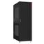 Шкаф серверный 45U 600х1070 передняя дверь: протект IP41. задняя одностворчатая перфорированная IP20. боковые панели: перфорированные. цвет: черный RAL9005 - NS 6145.9632 SYSMATRIX