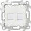Розетка компьютерная 2-м СП Simon 24 RJ45 кат.5E UTP IP20 механизм бел. 2450593-030