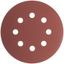 Круг шлифовальный с отверстиями (липучка) 125мм Р 600 алюм./оксидные (уп.5шт) КУРС 39793