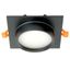 Светильник потолочный встраиваемый, 15W 230V GX53, IP44, черный, квадрат, без лампы, DL505 | 51104 FERON