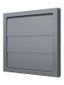 Выход стенной КФ фланец d150/160 жалюзи 190х190 ASA Gray ERA STREETLINE 1919К15.16Ф сер ЭРА