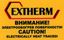 Этикетка Электрообогрев - Extherm Lab/E