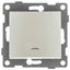 Выключатель одноклавишный Ugra инд, механизм, 10А, 250В, жемчуг - С11В18-028 GUSI