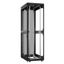 Шкаф серверный 52U 800х1200 передняя дверь: без. задняя двустворчатая перфорированная IP20. боковые панели: цвет: черный RAL9005 - EX 8252.9040 SYSMATRIX