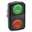 ГОЛОВКА КНОПКИ ДВОЙНАЯ БЕЗ МАРКИРОВКИ Ч ZB4BA73407 | Schneider Electric