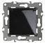 Розетка однофазная скрытого монтажа, в рамку с заземлением со шторками черный крышкой 16А 250В IP20 автоматические (безвинтовые) зажимы 12-2103-06 Эра 12 - Б0014698