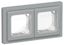 Рамка 2-м СП FLITE Рпро-2-55-ФлС IP55 сер. IEK FI-M20-32-55-K03