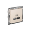 РОЗЕТКА USB ATLASDESIGN A+С, 5В/2,4А, 2х5В/1,2А, механизм, БЕЖЕВЫЙ - ATN000239 APC