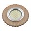 Светильник декор.встр Luciole DLS-L140 GU5.3 GLASSY/TEA доп.LED подсветка 3Вт, стекл,зерк./светло-коричневый. | UL-00003876 Fametto