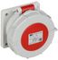 Розетка встраиваемая прямая ССИ-6152 16А 5п 3P+PE+N 6ч 380В IP67 IEK PSR62-016-5-0-67