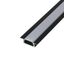 Комплект врезного алюминиевого профиля с рассеивателем 22х6мм 1 м черный - 146-405-2 MEET