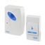 Звонок беспроводной UDB-Q025 W-R1T1-16S-80M-WH 16 мелодий свет. индикация радиус действия 80м блистерная упаковка Volpe UL-00002401 Uniel UDB-Q025-0000