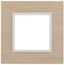Рамка для розеток и выключателей 1 пост белёный дуб дерево/пласт. ЭРА Elegance 14-5301-01 - Б0049148