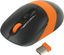 Мышь Fstyler FG10S черн./оранж. оптическая 2000dpi silent беспроводная USB 4but A4TECH 1204066