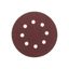 Диск абразивный на ворсовой основе, липучке, перфорированный, P100, 125мм, 10 шт. | KR-91-1167 Kranz