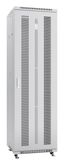 Шкаф монтажный телекоммуникационный напольный ND-05C-42U60/80 19дюйм для распред. и серверн. оборудования 42U 600х800х2055мм передн. задн. перфорир. двери ручка с замком сер. (RAL 7035) Cabeus 7204c