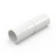 Патрубок-муфта белая d20 мм (10шт/800шт уп/кор) | PR13.02448 Промрукав Строитель