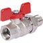 Кран шаровой со сгоном 1/2' ВН ручка бабочка (EPDM) - RG008SHJJT7H8A STOUT SVB-1007-000015