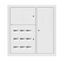 Щит этажный 9 кв. RAL9003 3 окна в ряд по гориз. (1000х950х150) EKF PROxima - mb29-v-9-ral9003-1