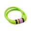 Тросовый кодовый замок взломостойкий для велосипедов и колясок 65 см зеленый | 79-0263 ЧЕТЫРЕ СЕЗОНА MEET