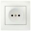 Розетка однофазная скрытого монтажа, в рамку без шторок перламутр 16А 250В IP20 1-201-06 Intro Plano - Б0053869 ЭРА