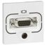 Механизм розетки СП Mosaic HD15+Jack 3.5 2мод. Leg 078774 Legrand