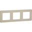 Рамка 3 поста Inspiria слоновая кость | 673951 Legrand