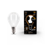 Лампа светодиодная филаментная LED 9 Вт 590 лм 3000К AC185-265В E14 шар P45 теплая матовая колба диммируемая Black Filament Gauss - 105201109-D