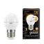 Лампа светодиодная LED 7 Вт 520 лм 3000К AC150-265В E27 шар P45 теплая шаговое диммирование выключателем Black Gauss - 105102107-S