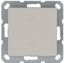 Выключатель одноклавишный для штор 10A 250V~ с накладкой, цвет Тауп - G3018T Jasmart