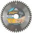 Диск пильный для циркулярных пил по дереву 210х32х48T + 3 кольца: 32/30 30/20 и 20/16мм MOS 37668М