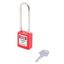 Замок безопасности навесной BD-G21S Red A - 10251 ПТК