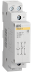 Контактор модульный КМ20-11 20А/2п 1з AC ИЭК MKK10-20-11 IEK