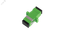 Адаптер волоконно-оптический соед. одномод. SC/APC-SC/APC одинарн. пласт. зел.(уп.2шт) NIKOMAX NMF-OA1SM-SCA-SCA-2 ЭКО18251