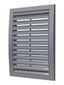 Решетка вентиляционная вытяжная наружная, из ASA пластика 180х250, цвет Серый - 1825РРН сер ЭРА 18838