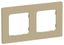 Рамка 2-м СП FLITE РУ-2-К-ФлХ хаки IEK FI-M22-32-20-K59