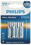 Элемент питания алкалиновый AAA/LR03 1.5В Ultra (уп.4шт) Philips Б0062734