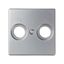 Накладка розетки R-TV Simon82 алюм. 82053-33
