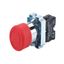 Кнопка управления "Грибок" Φ40мм фиксацией NP2-BS542 без подсветки красная 1НЗ, IP40 (R) | 573894 CHINT