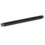 BPB19-1U-RAL9005 Фальш-панель на 1U, с щеточным вводом, цвет черный (RAL 9005) | 52601 Hyperline