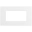 Рамка 4мод. Axolute Air декоративная итальянская модульность матовый бел. Leg BTC HW4804AW Legrand