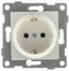 Механизм розетки 1-местн. с/з СП Ugra 16А IP20 250В жемчуж. GUSI С11Р3-028