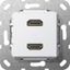 Разъем HDMI 2 местн. GIRA 567103